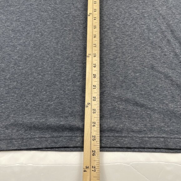 Columbia Henley T-Shirt Men’s L Gray Long Sleeve Lightweight Outdoors - Picture 5 of 8